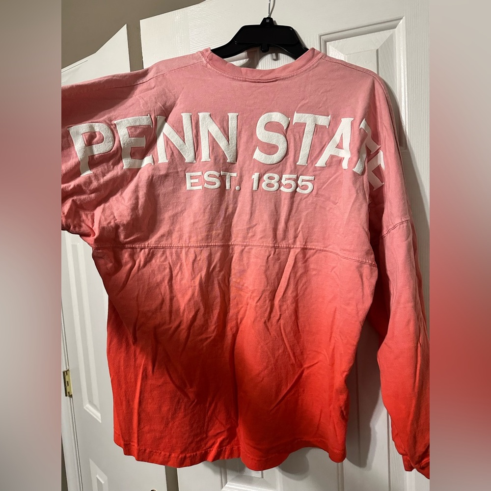 Penn state Pink and Red Long Sleeve Tee